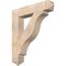 Ekena Millwork Funston Arts & Crafts Smooth Bracket, Douglas Fir, 5 1/2"W x 32"D x 36"H BKT06X32X36FST03SDF - alternate 1